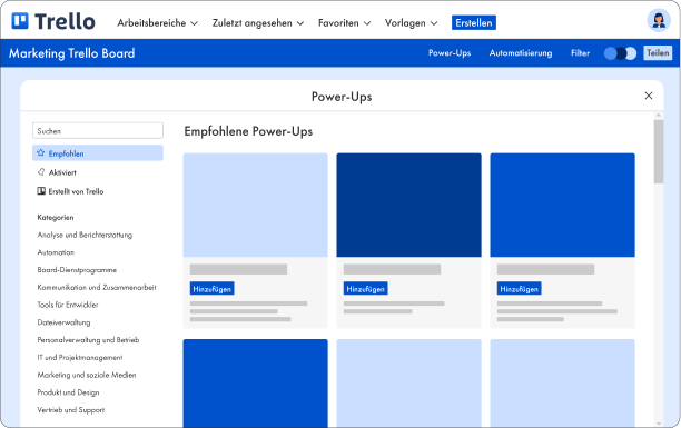 Trello Beispiel-Screenshot