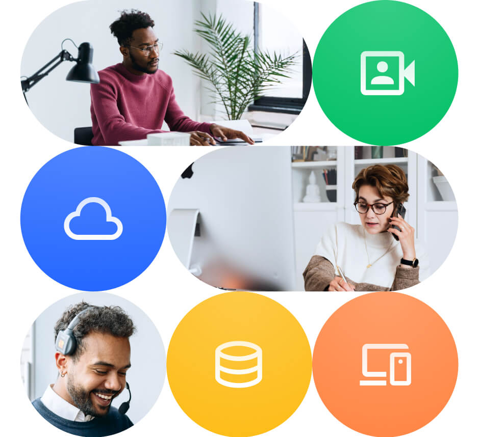 Enhanced Virtual Desktop Infrastructure (eVDI) keeps your team productive from anywhere, delivering seamless access to company files, tools, and desktops—no technical setup required.