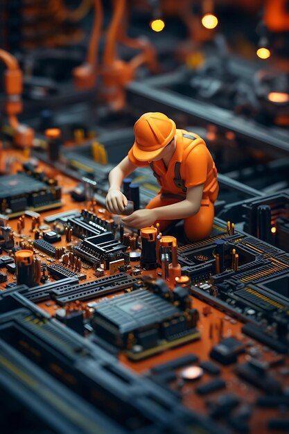 image of tech conference scene