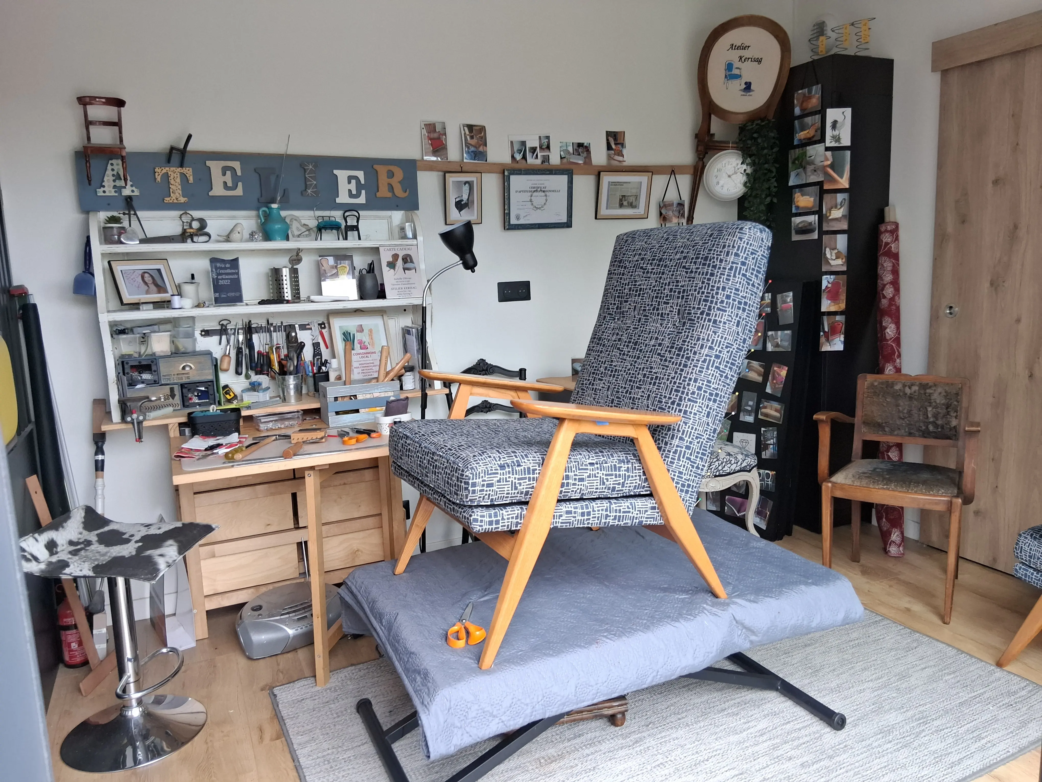 Intérieur de l'atelier