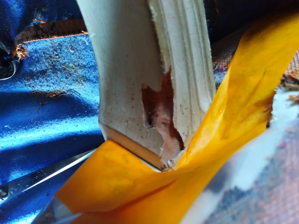 exemple de dossier endommagé