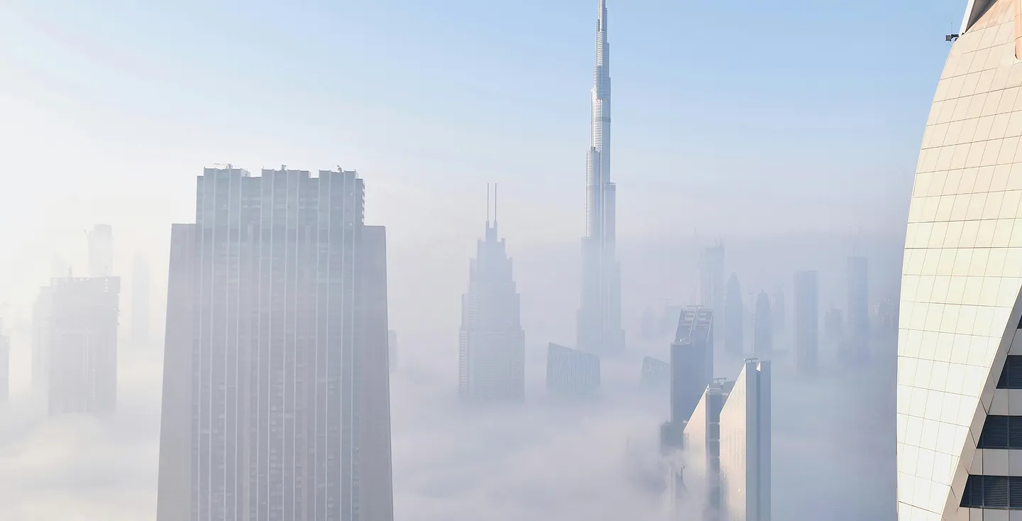 A picture of budling's sky view.