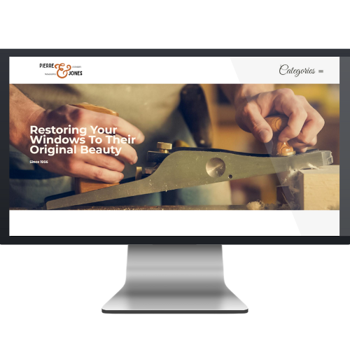 A traditonal joinery site made by us
