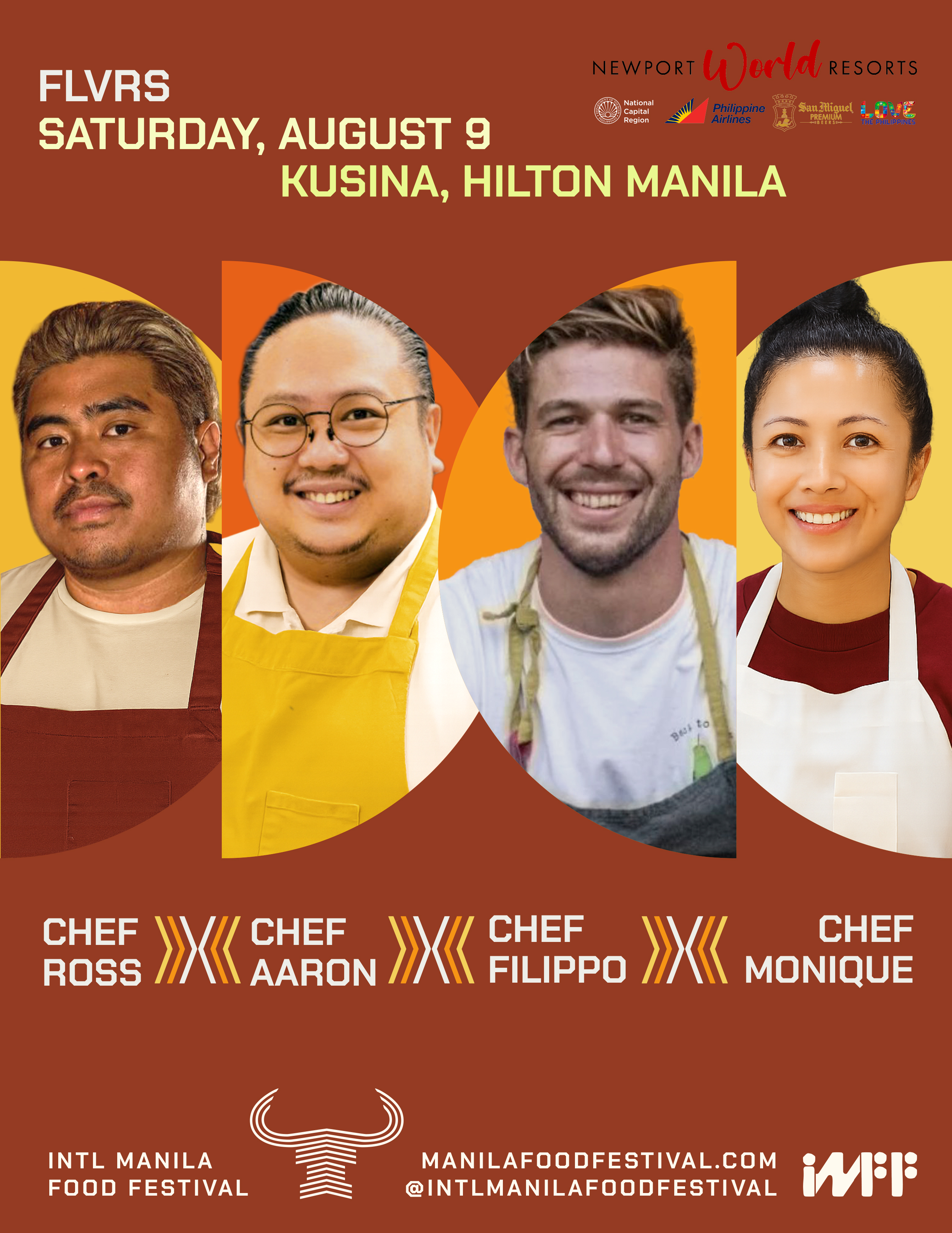 SECOND NIGHT: Rising Star Hilton Kusina Buffet Chef Station Takeovers Featuring Ross Magnaye (Serai Melbourne), Monique Feybesse (Tarts de Feybesse, San Francisco), Aaron Isip (Kasa Palma), and Filippo Turbin (Roots Siargao)