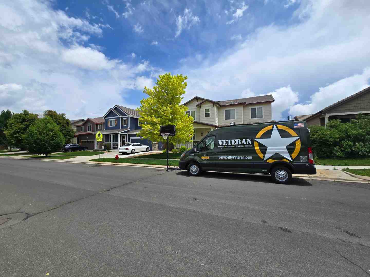 Veteran Heating, Cooling, Plumbing & Electric service van - mini split installation littleton