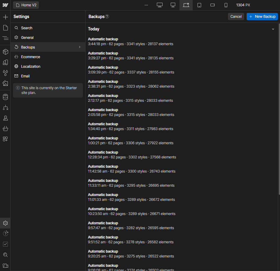 Techware X - Webflow Template And UI Kit Backups