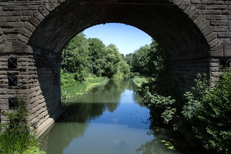 Bridge over small canal