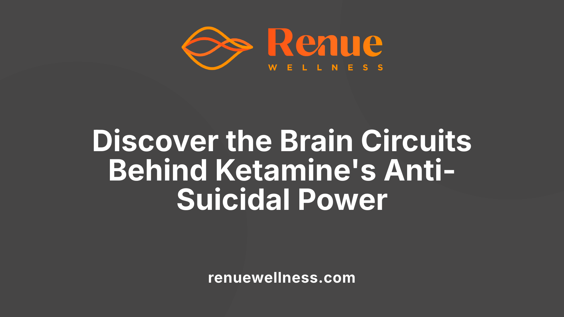 Discover the Brain Circuits Behind Ketamine's Anti-Suicidal Power