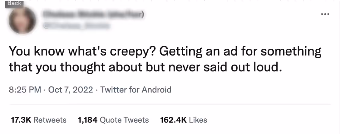 spooky personalized ads