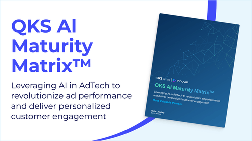 QKS AI Maturity Matrix™: AdTech, 2025