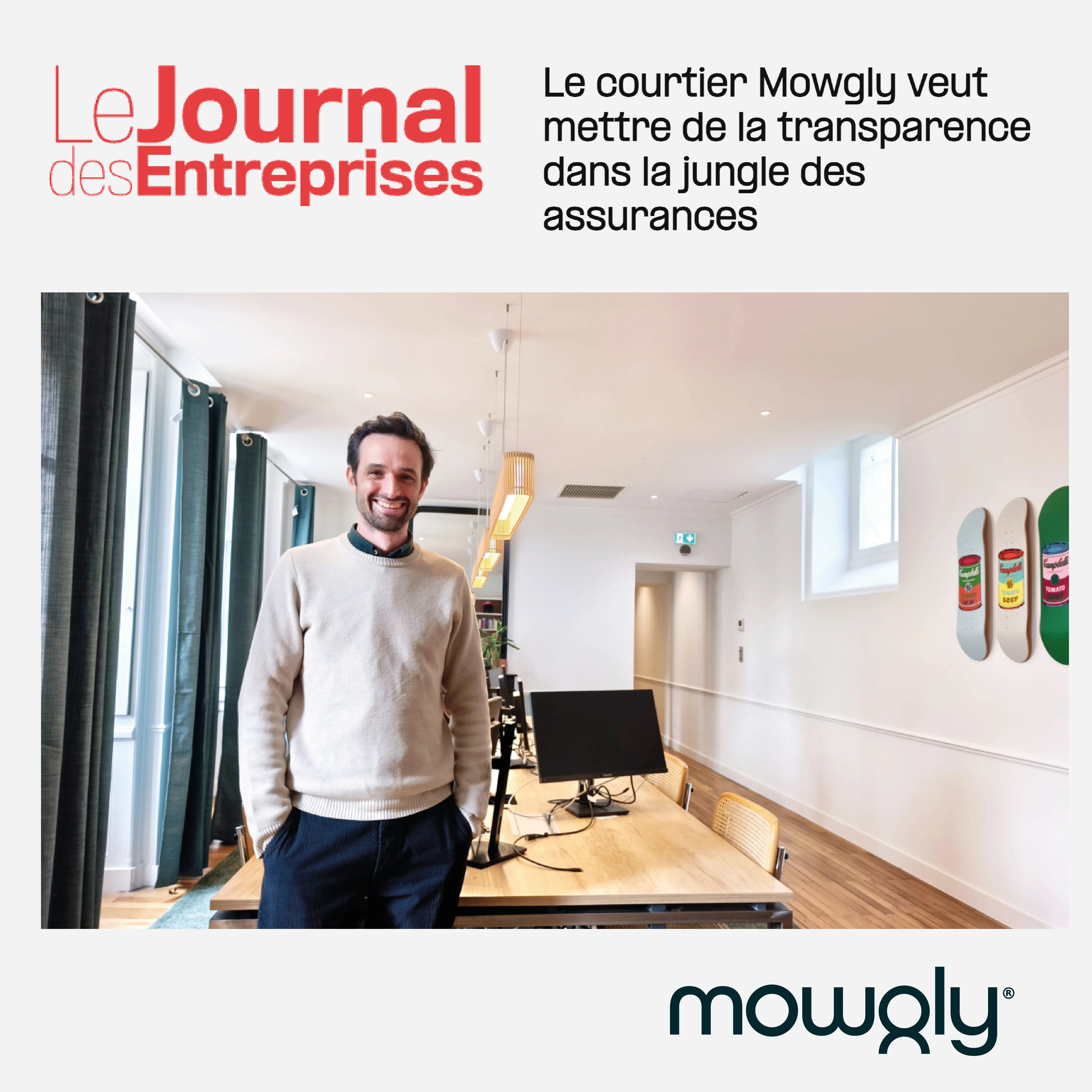 MOWGLY dans Le Journal des Entreprises Pays de la Loire