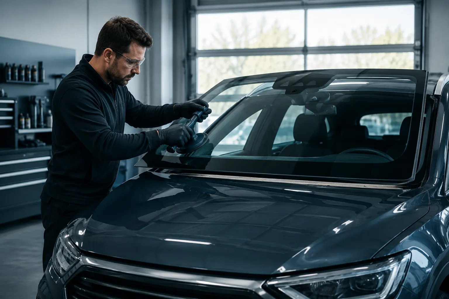 Windshield replacement process