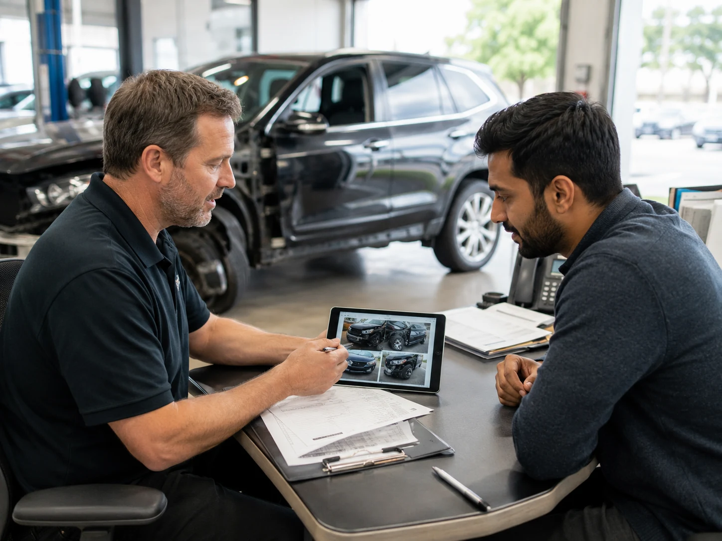 Auto body repair inspection and collision damage assessment in Surrey