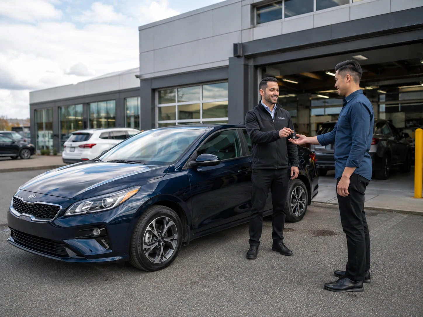 Courtesy car support for collision repair customers in Surrey