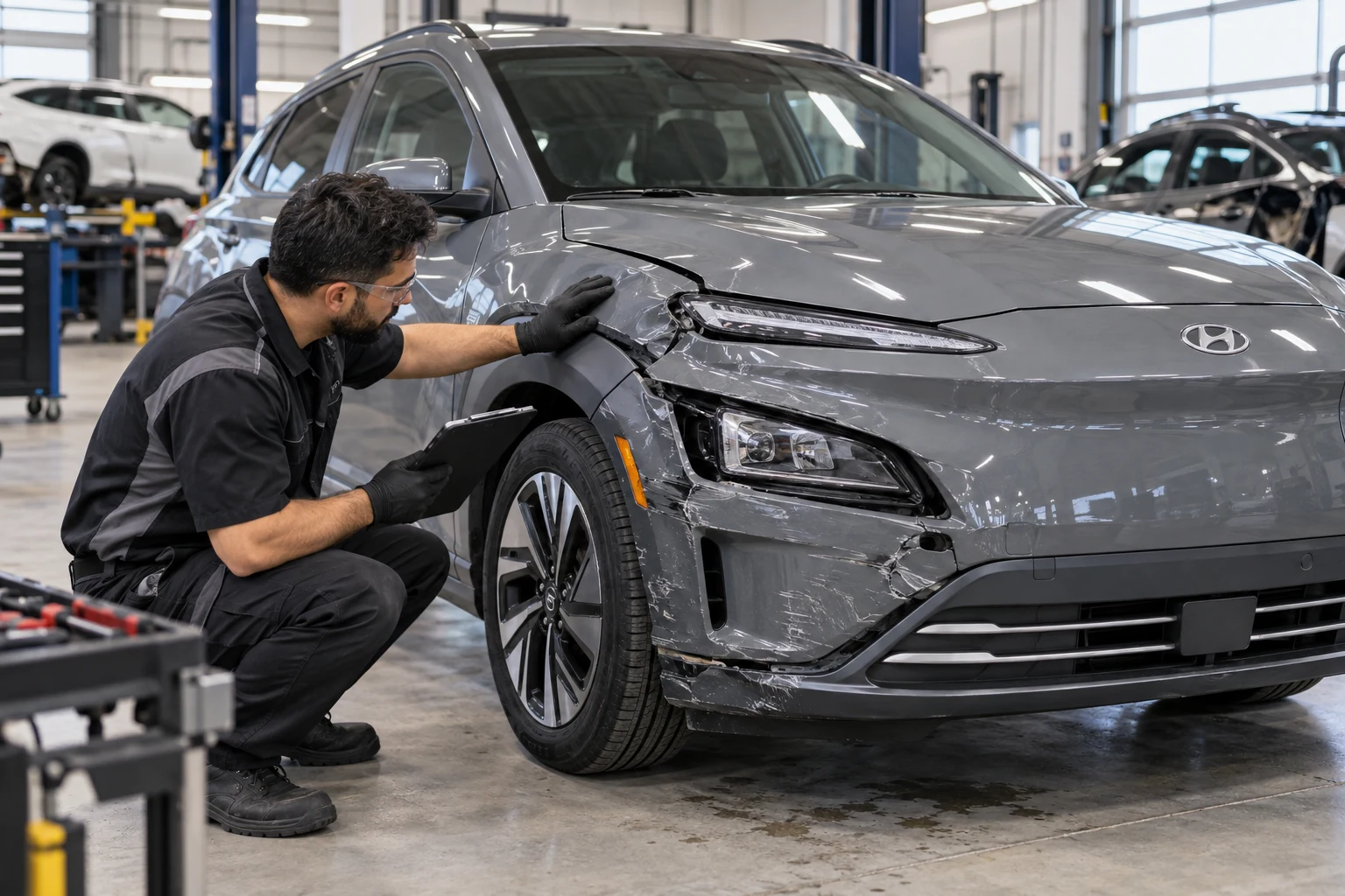 Hyundai auto body paint repair and refinishing Surrey