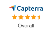badge capterra 4.5 stars overall
