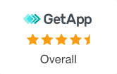 badge GetApp 4.5 stars overall
