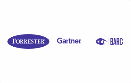 logos forrester gartner barc