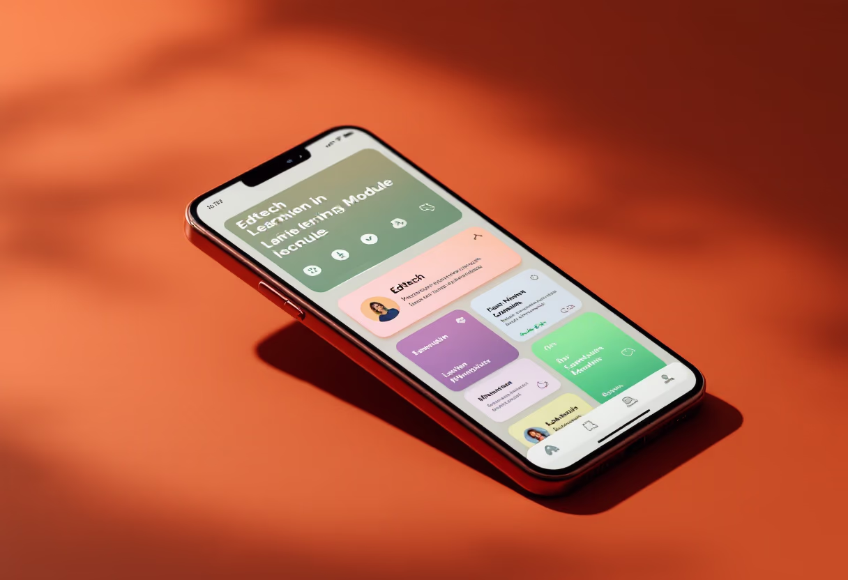 [interface] image of a screenshot of a learning module (for edtech)