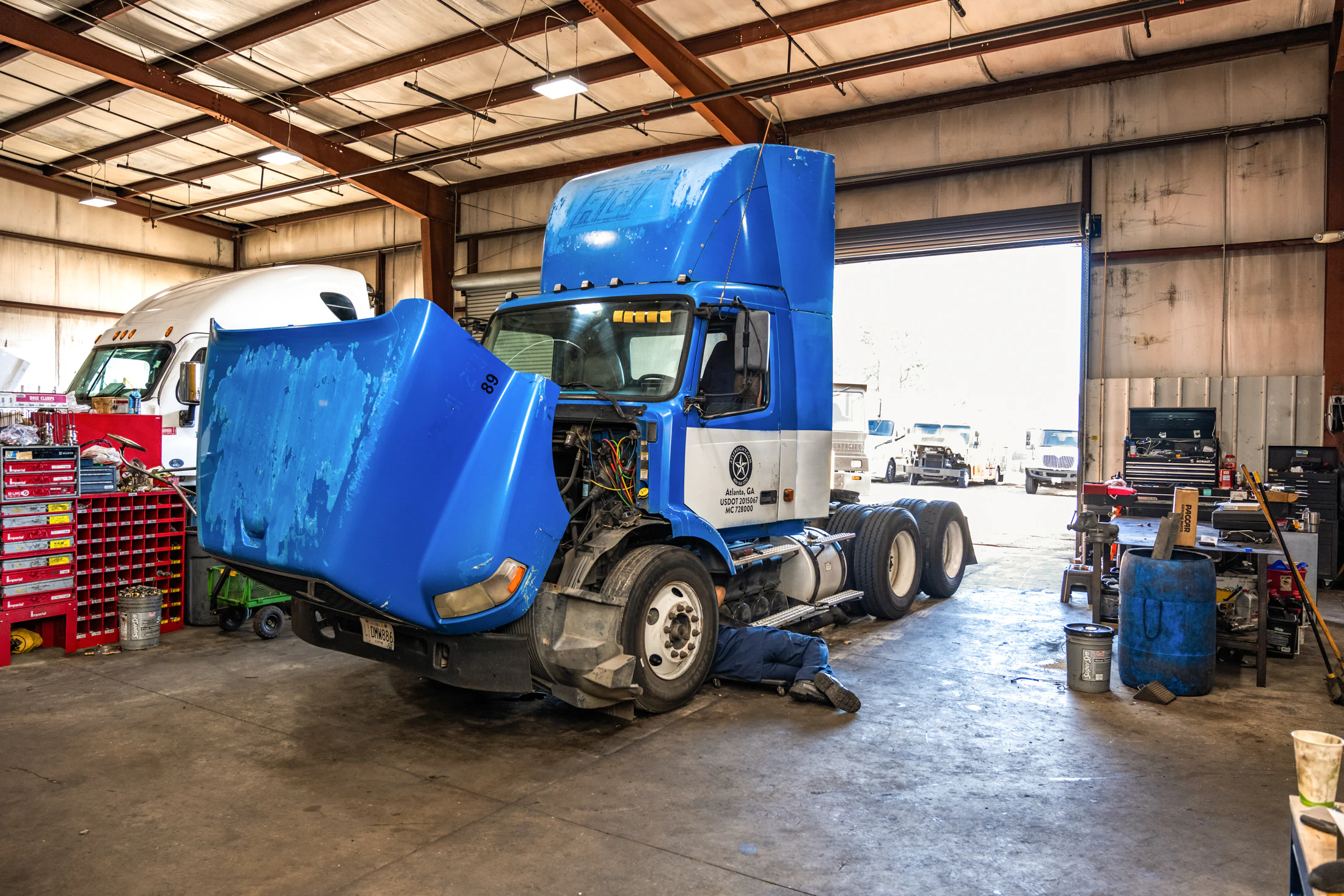 Truck repair shop in Weyburn, SK