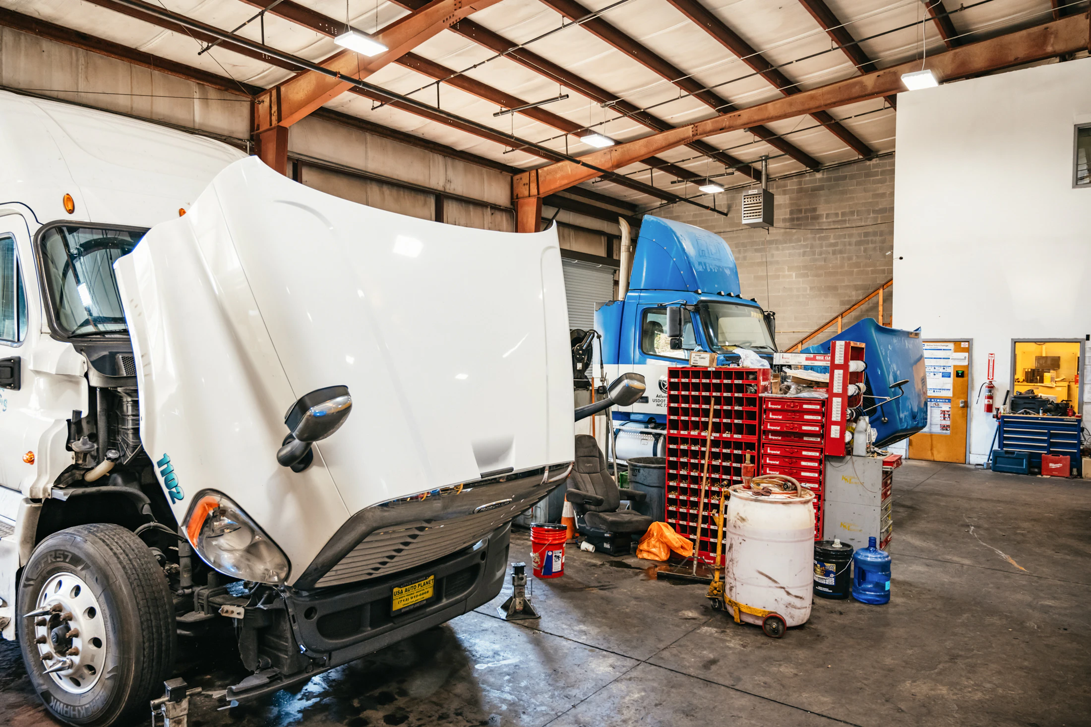 Truck repair shop in Weyburn, SK
