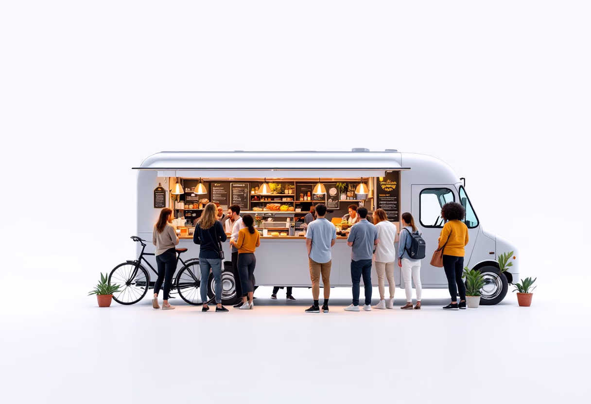 image of food truck location