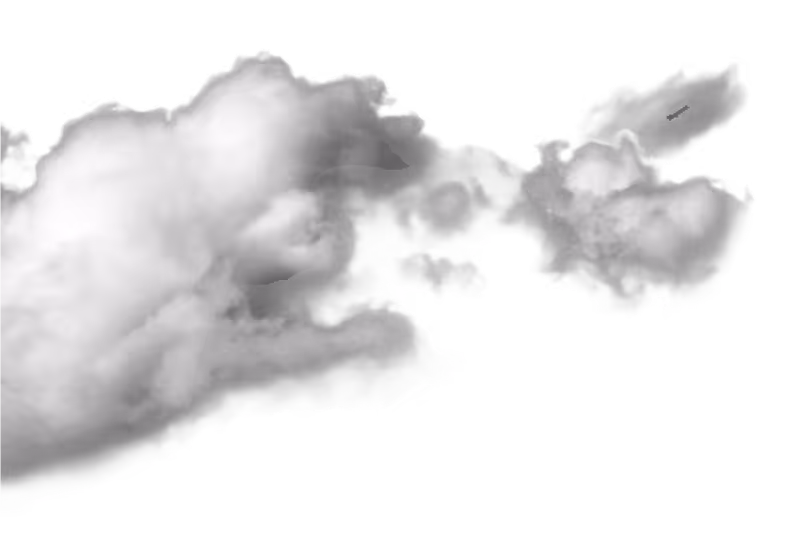 Clouds.