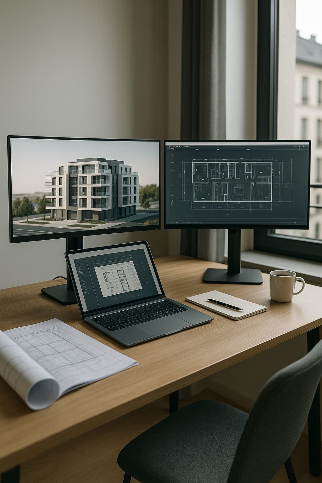 StrideArc consultants reviewing ARC Report to guide client feasibility and real estate development strategy