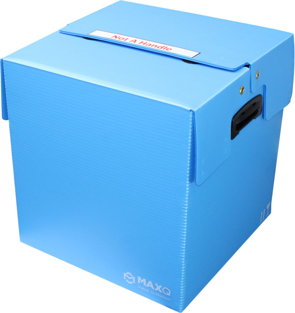 MaxPlus Donor Tube Shipper, Closed Front Left View