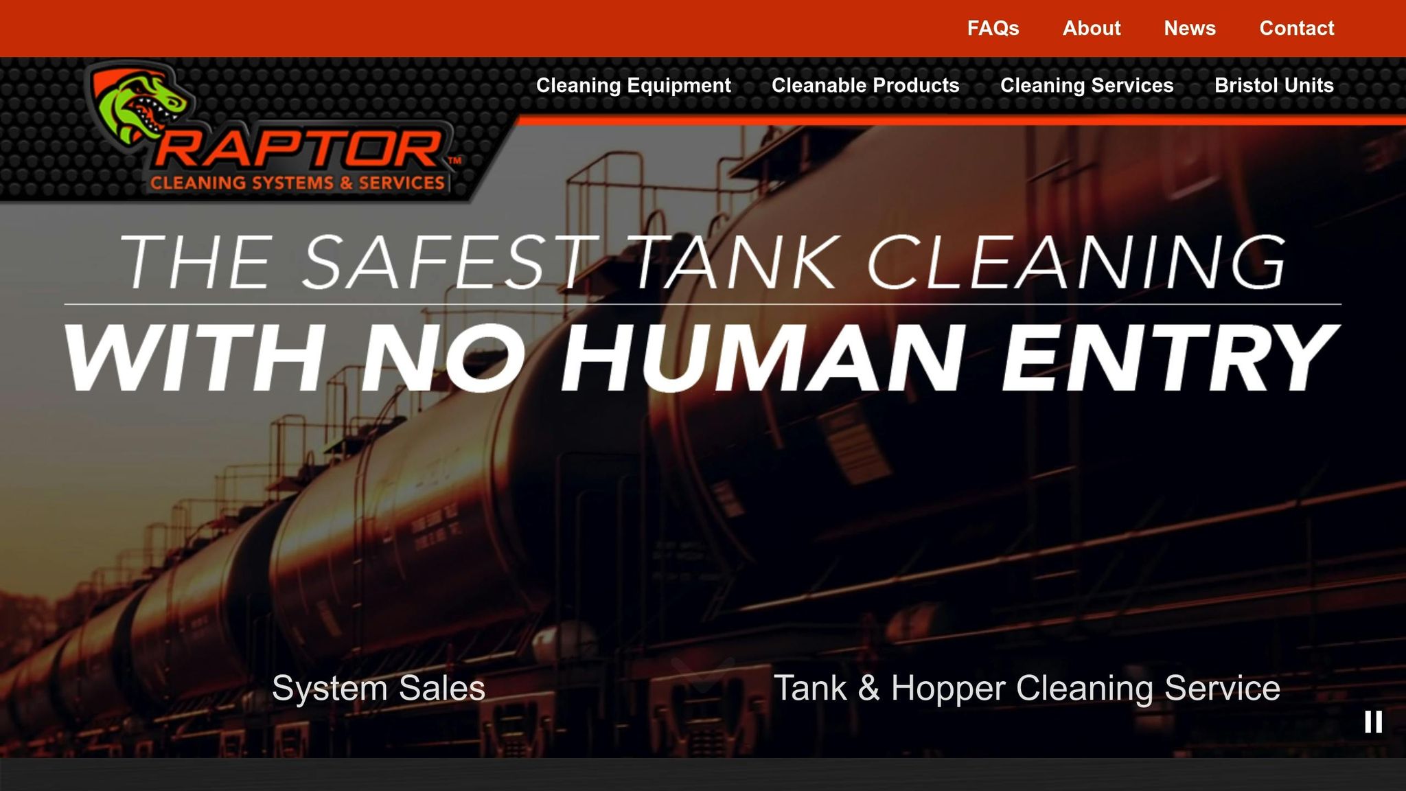 Raptor Tank Cleaning System