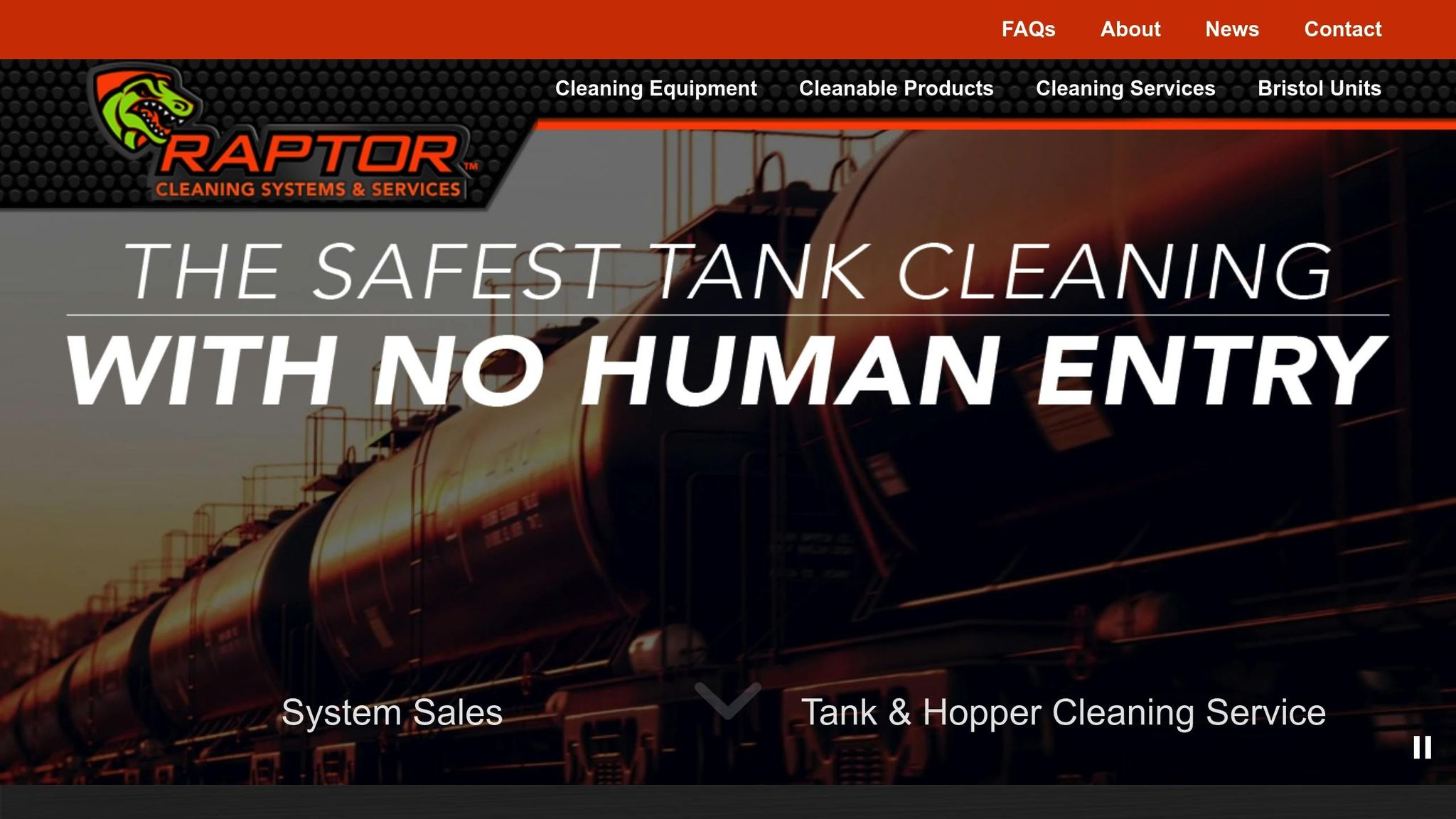 Raptor Tank Cleaning System