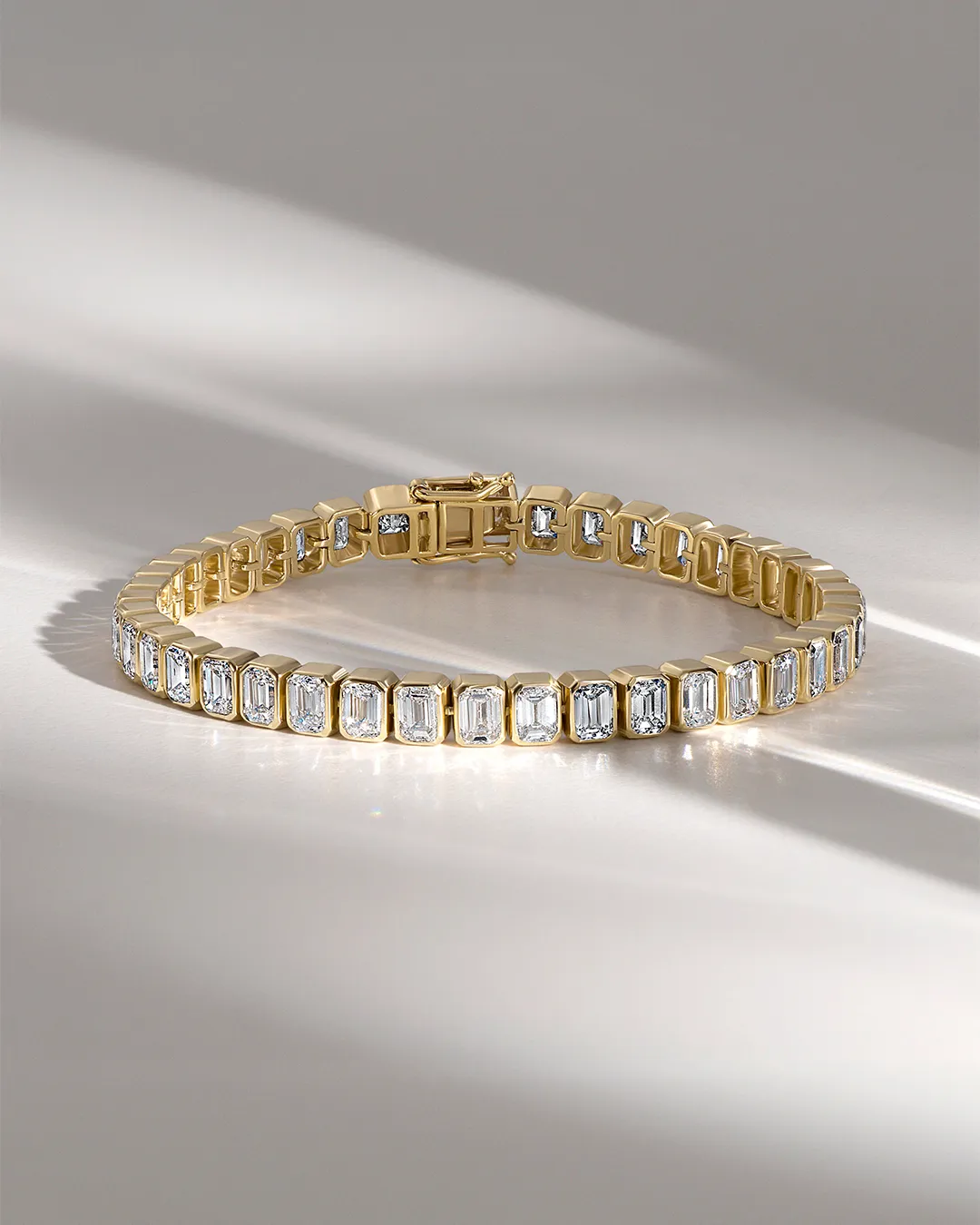 Yellow Gold Tennis Bracelet