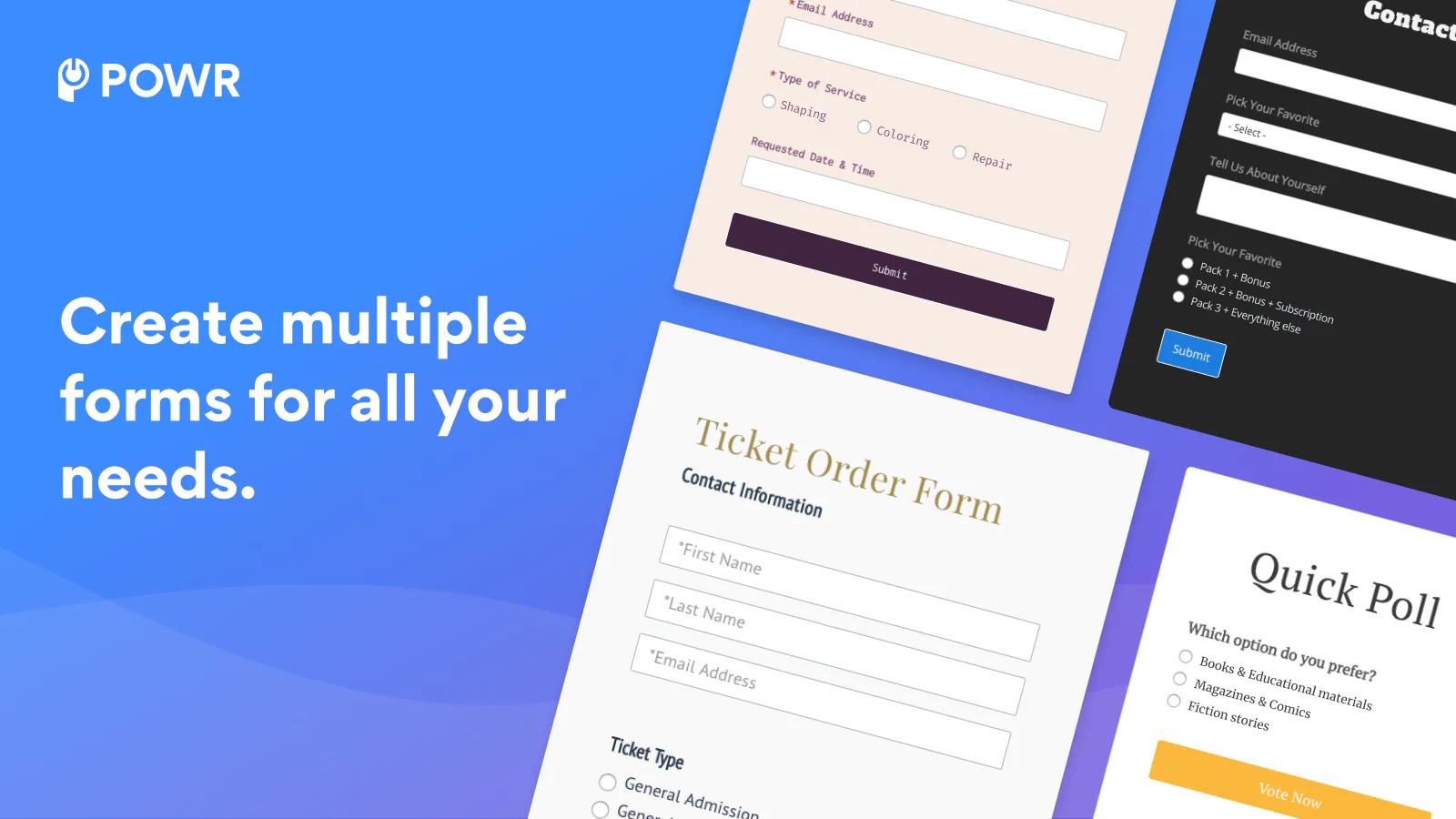 POWR custom Shopify forms