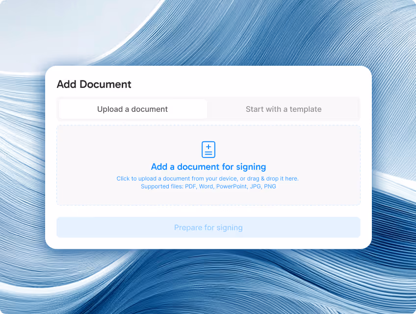 Free E-Signing File