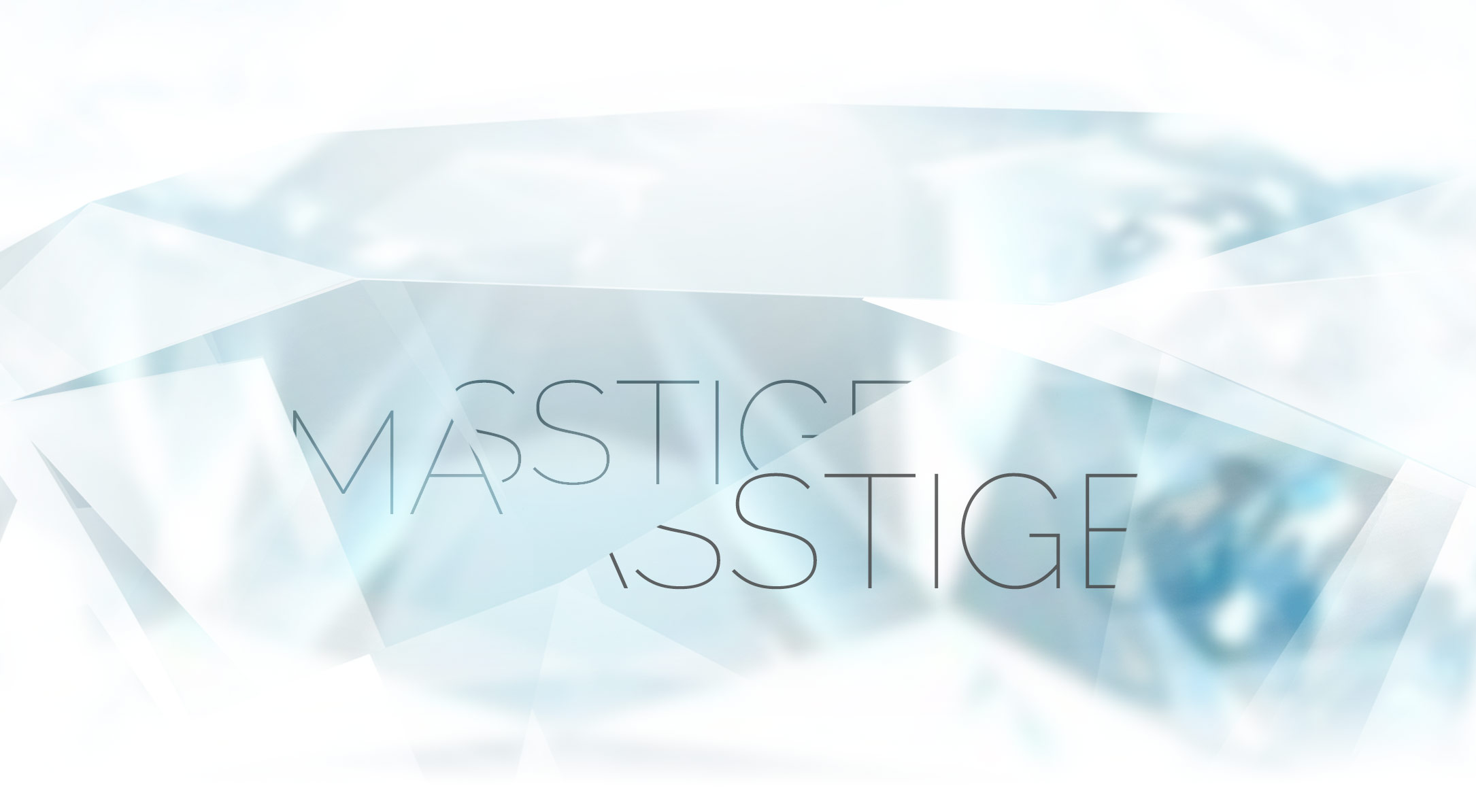 Masstige Title Picture showing a faceted gem refracting the word Masstige