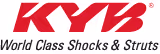 KYB logo with red and black text for World Class Shocks & Struts