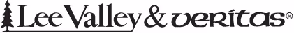 Lee Valley and Veritas logo with trees and stylized typography