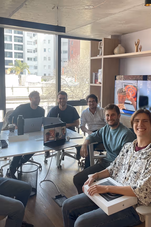 meeting room selfie