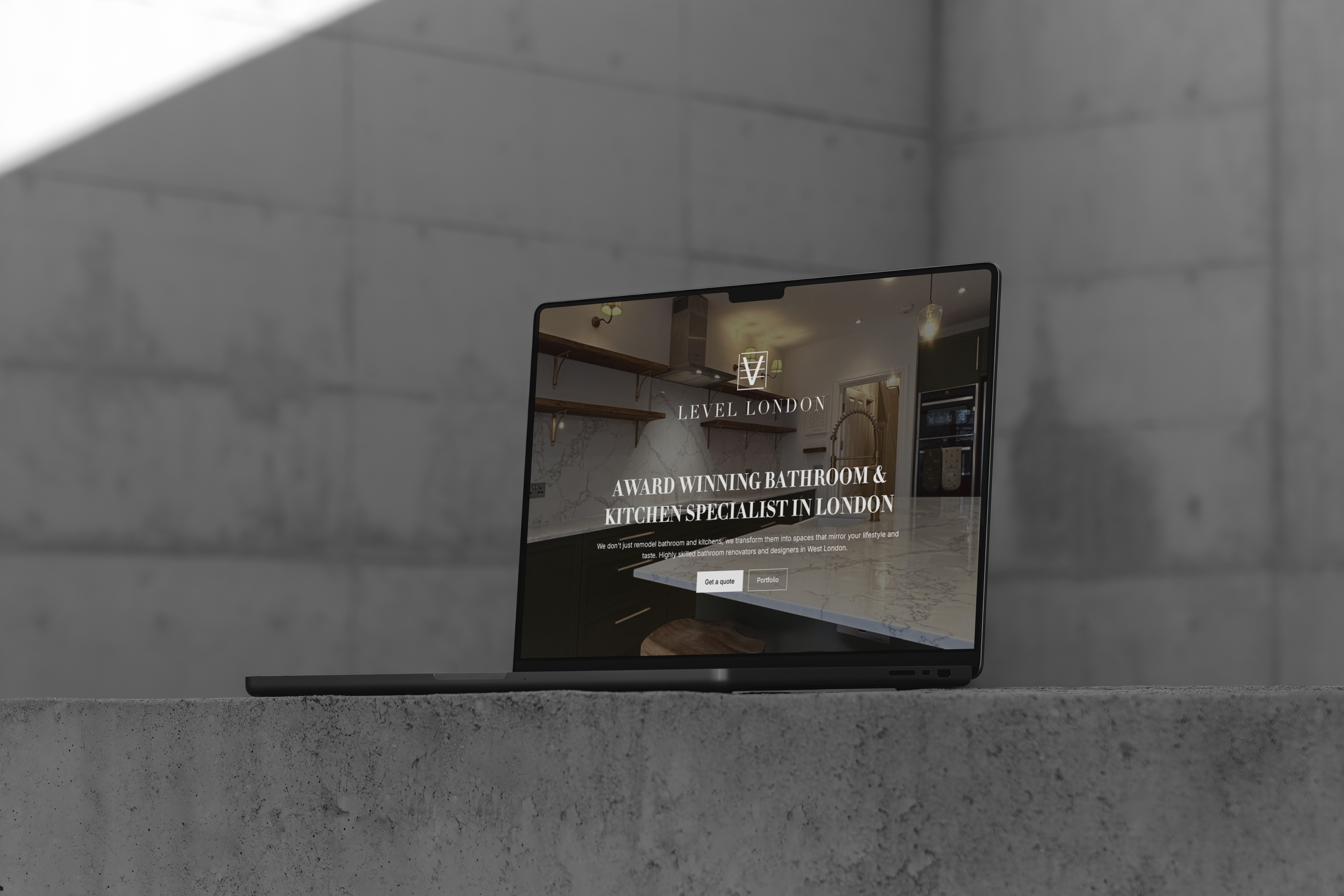 Web design for London Kitchen & Bathroom Specialist