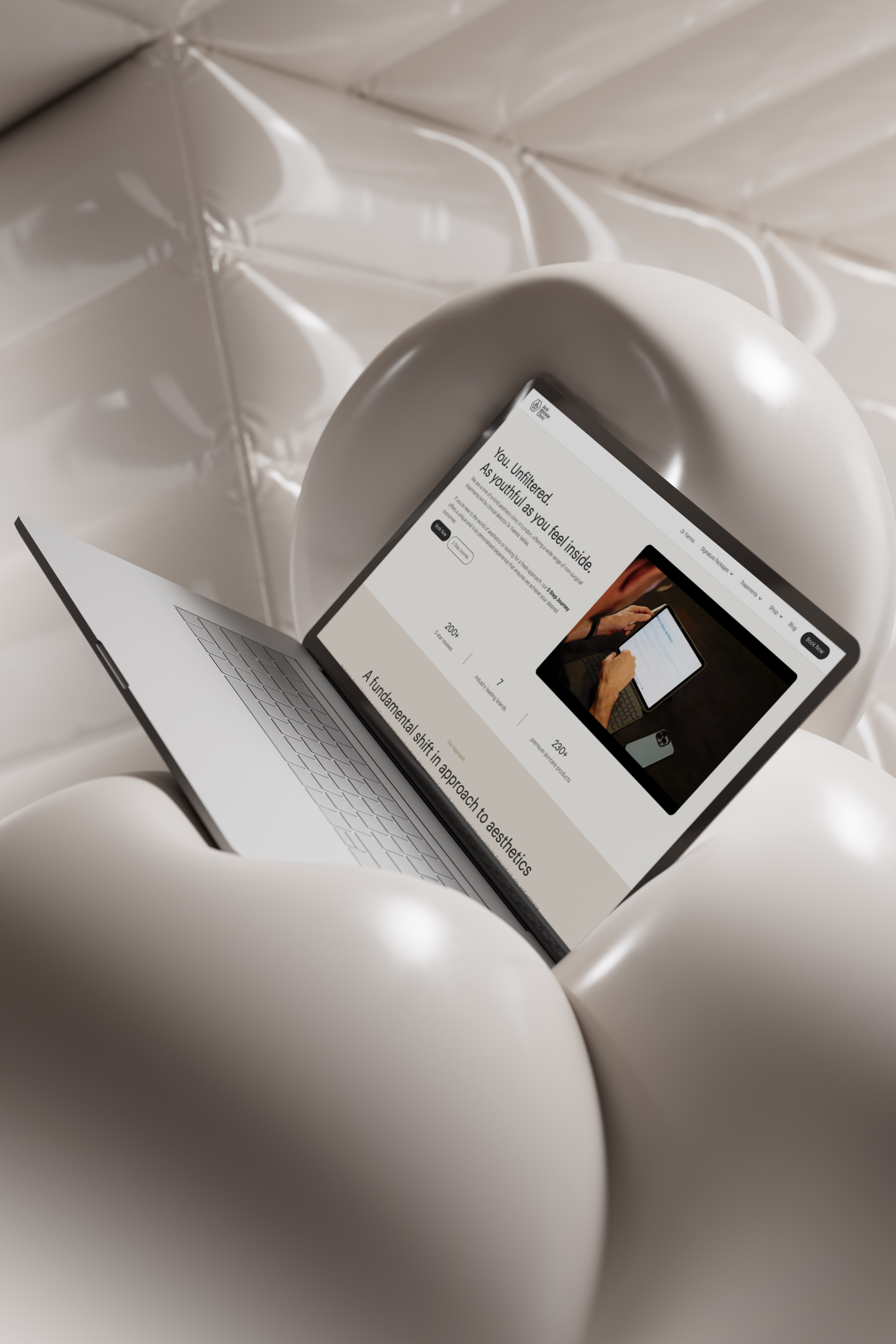 Web design for London Skincare Clinic