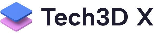 Footer Logo - Tech3D X Webflow Template