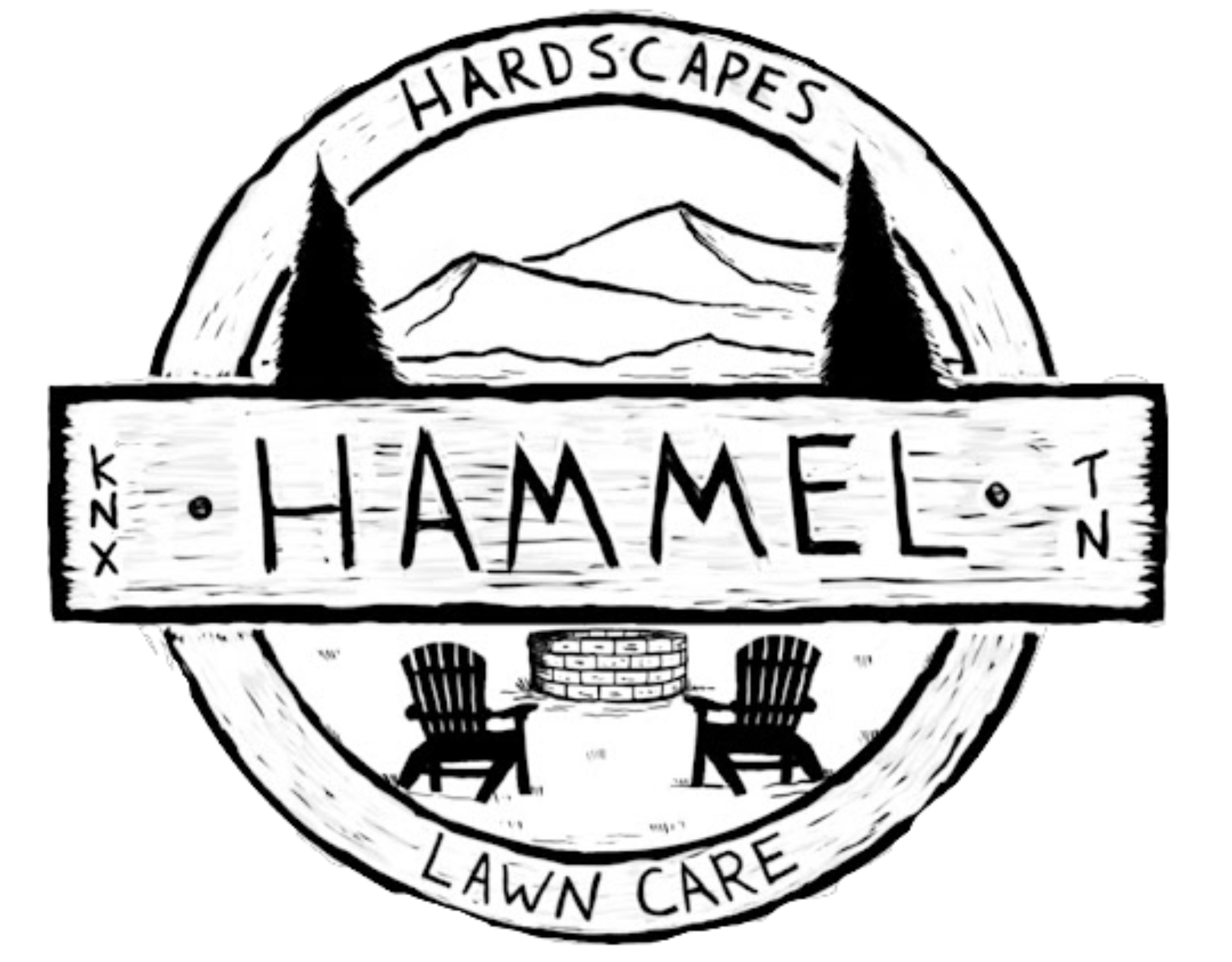 Hammel Hardscapes Logo. Knoxville Hardscaping Company. 