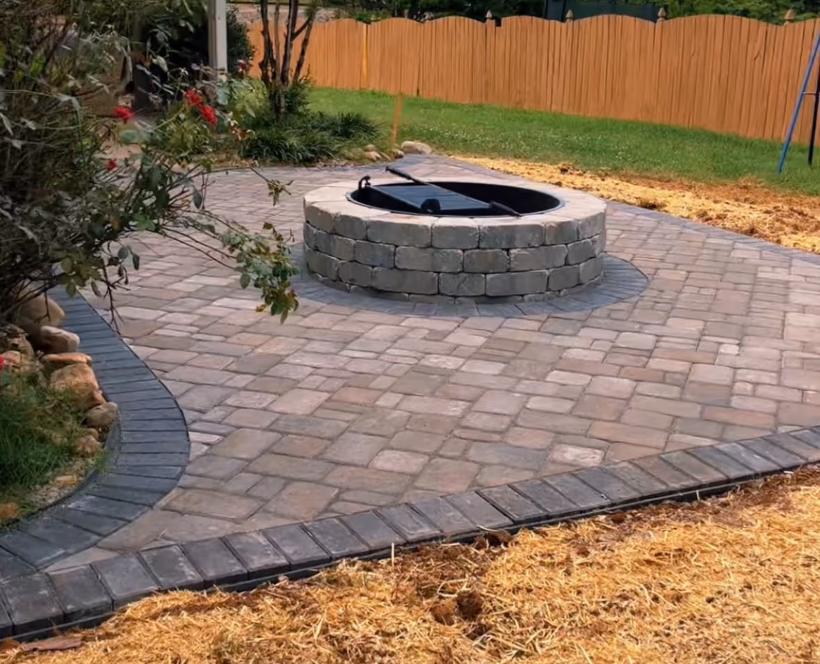 Hardscape work completed by Hammel Hardscapes in Knoxville, TN.