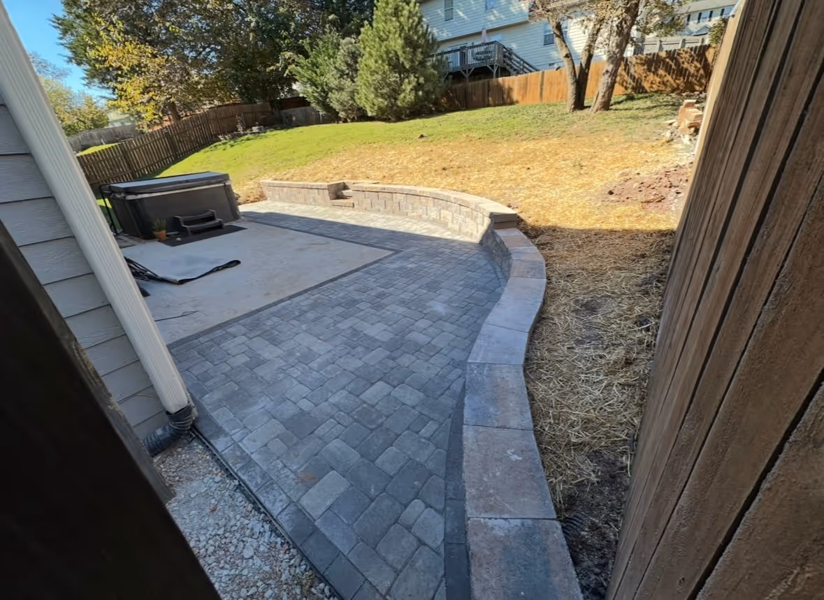 Hardscape work completed by Hammel Hardscapes in Knoxville, TN.