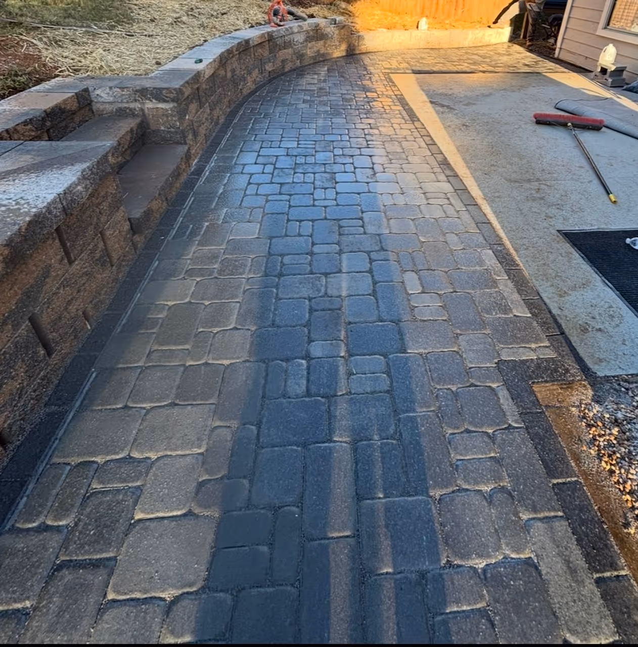 Hardscape work completed by Hammel Hardscapes in Knoxville, TN.