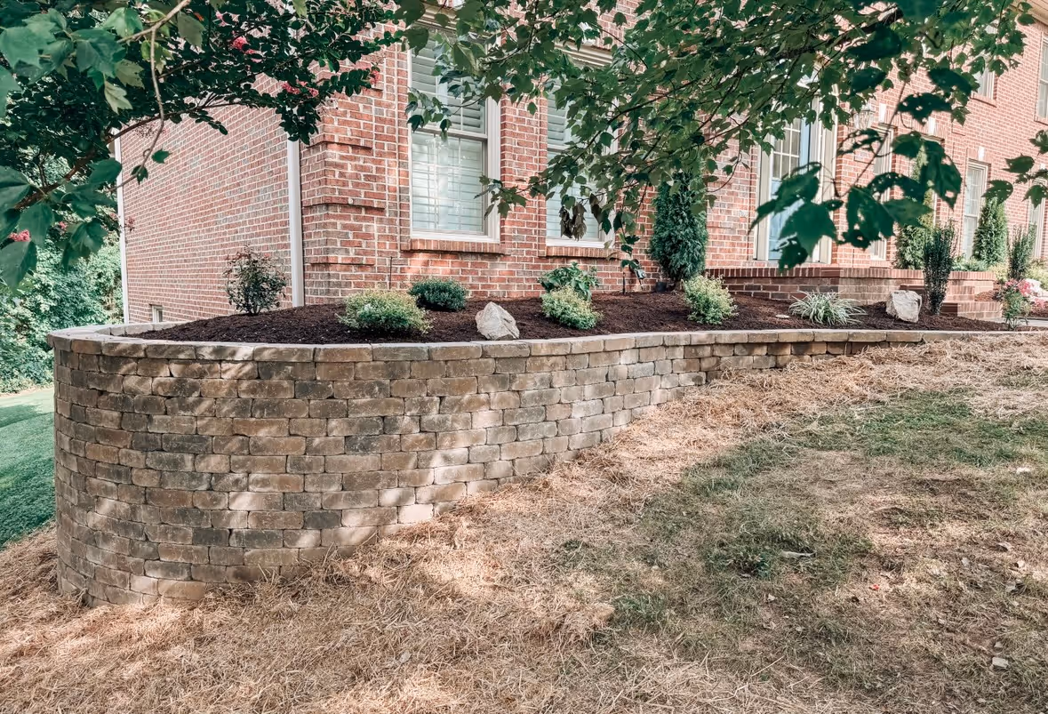 Hardscape work completed by Hammel Hardscapes in Knoxville, TN.