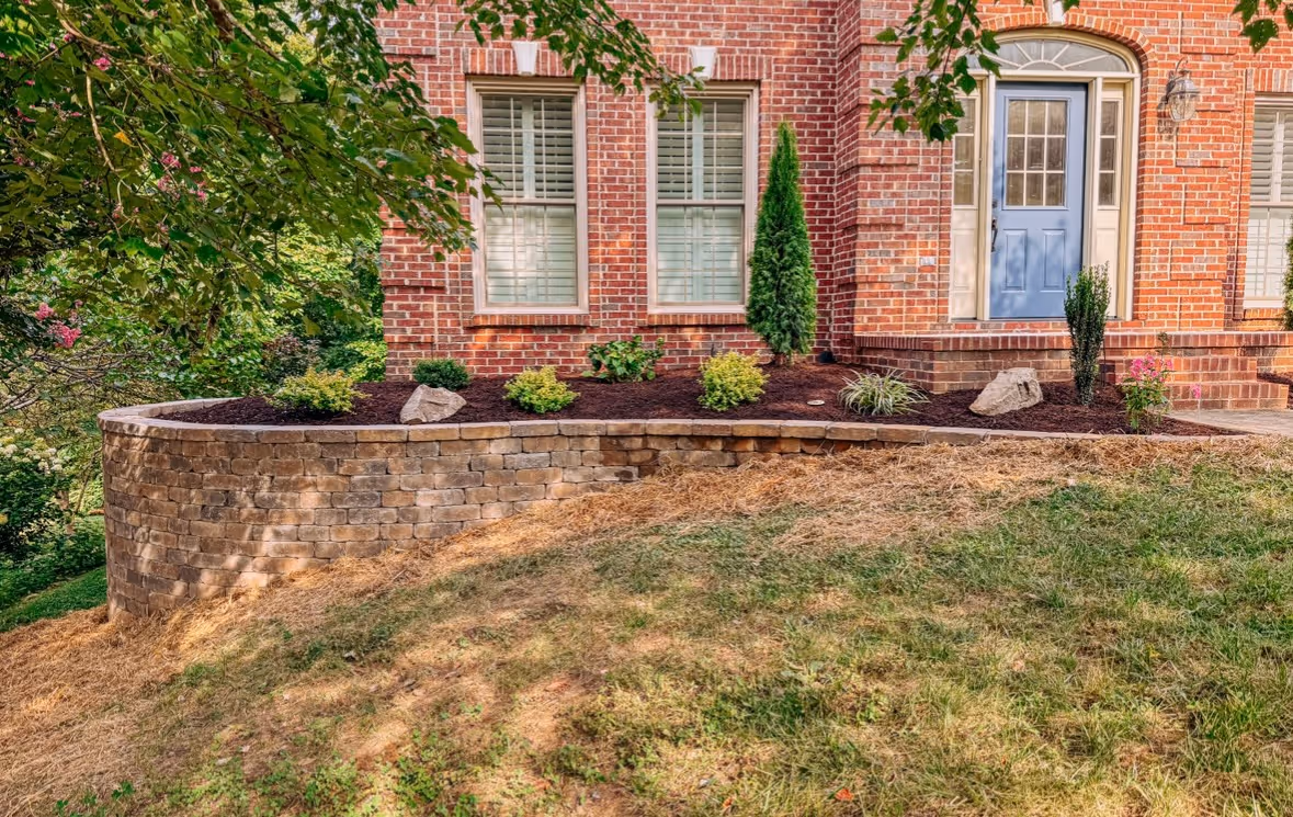 Hardscape work completed by Hammel Hardscapes in Knoxville, TN.