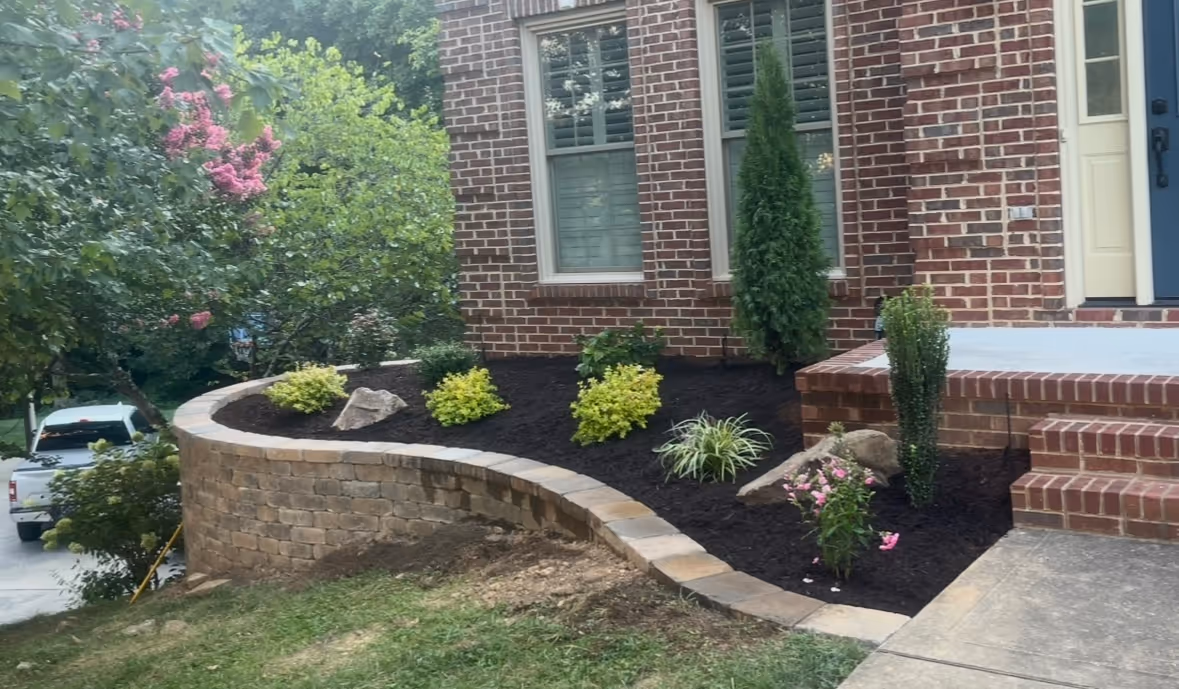 Hardscape work completed by Hammel Hardscapes in Knoxville, TN.