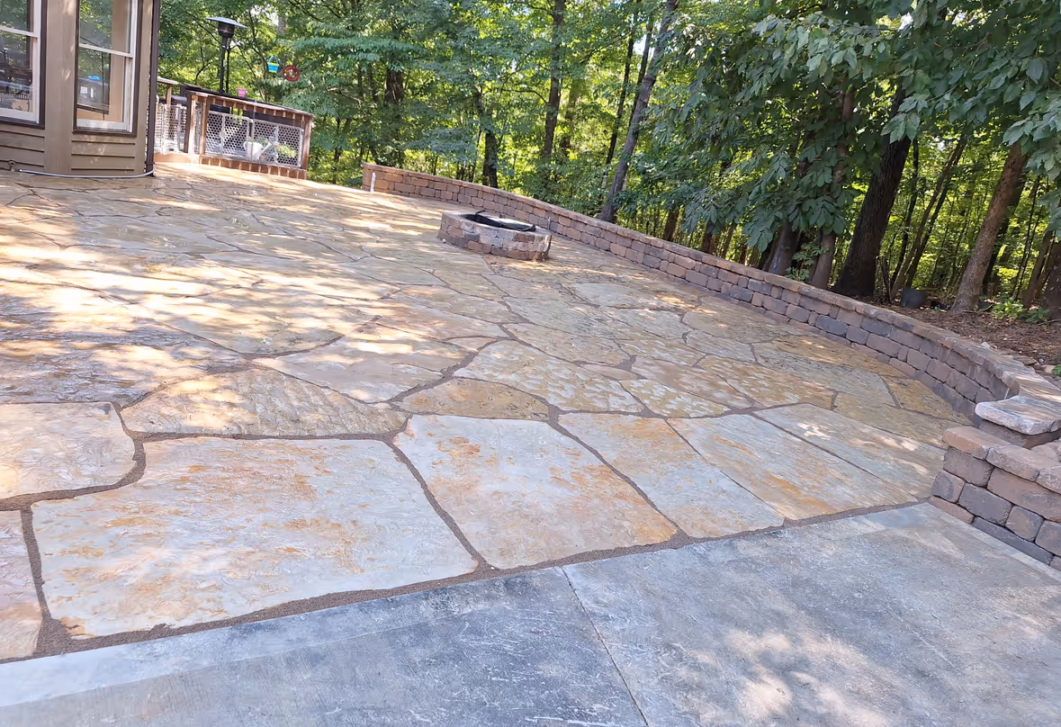 Hardscape work completed by Hammel Hardscapes in Knoxville, TN.