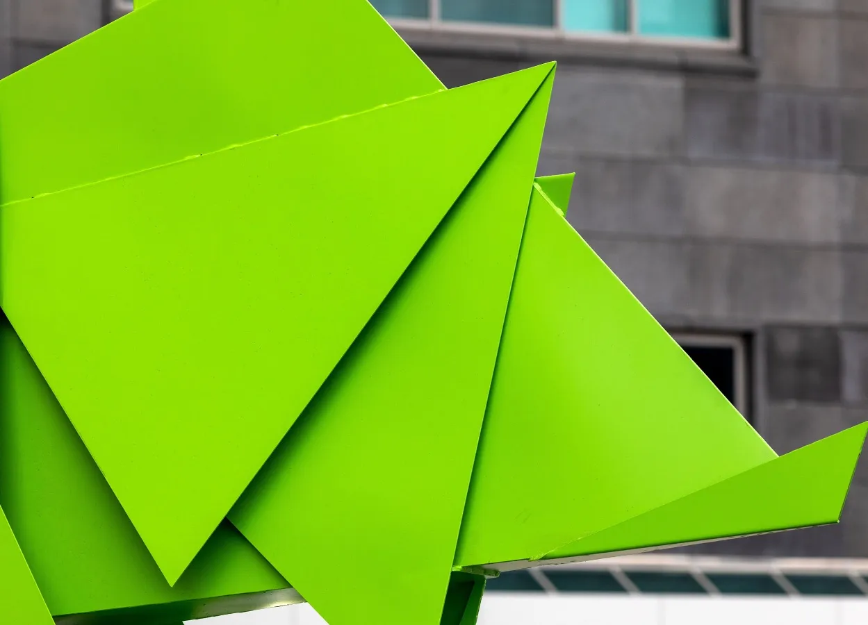 Paperpals sculpture closeup at Te Papa, Wellington